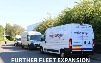 We are pleased to announce further fleet expansion and another driver at Point2Point Courier Service